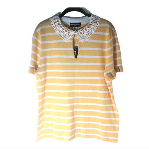 Karl Lagerfeld Sweaters - Karl Lagerfeld Short Sleeve Sweater